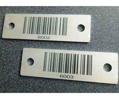 can rfid tags work inside metal|custom metal asset tags printer.